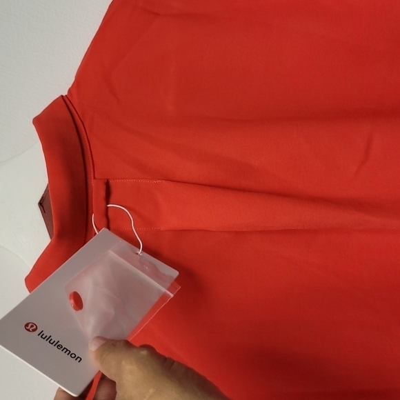 Lululemon Full Day Ahead Short Sleeve Shirt Carnation Red Size 4.. - Picture 7 of 11